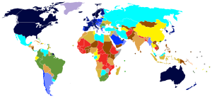 20150421 Mapa del mundo con PIB per capita